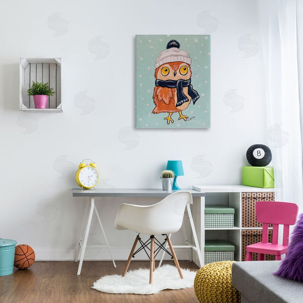 Stupell Industries Michelle Gilsey | Owl & Winter Scarf Wall Art