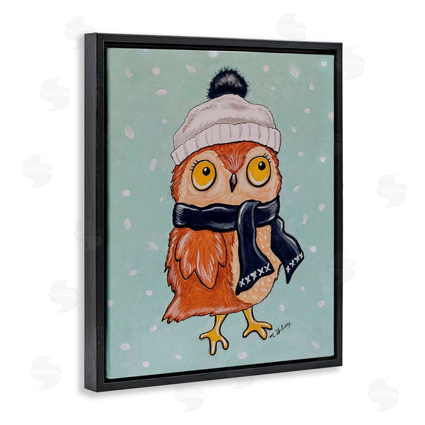 Stupell Industries Michelle Gilsey | Owl & Winter Scarf Wall Art