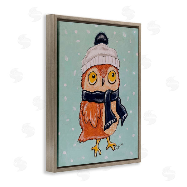 Stupell Industries Michelle Gilsey | Owl & Winter Scarf Wall Art