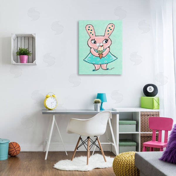 Stupell Industries Michelle Gilsey | Pastel Bunny & Ice Cream Wall Art