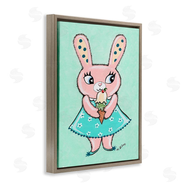 Stupell Industries Michelle Gilsey | Pastel Bunny & Ice Cream Wall Art