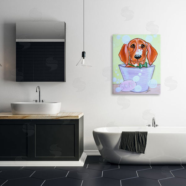 Stupell Industries Michelle Gilsey | Puppy With Soap Bubbles Wall Art