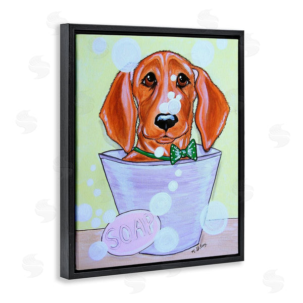 Stupell Industries Michelle Gilsey | Puppy With Soap Bubbles Wall Art
