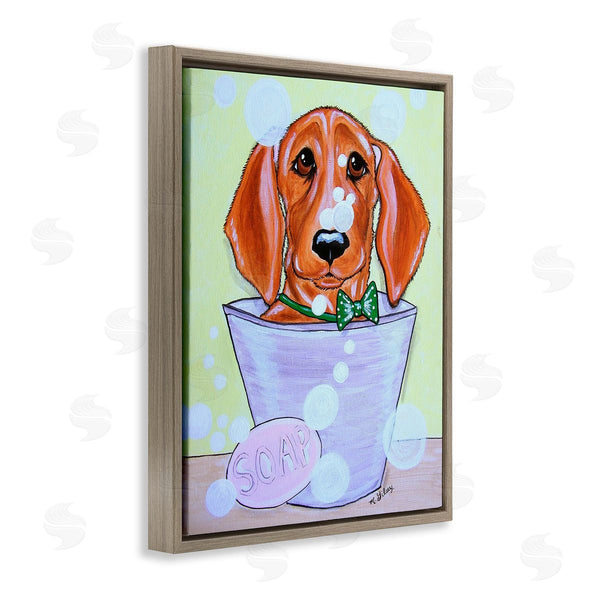 Stupell Industries Michelle Gilsey | Puppy With Soap Bubbles Wall Art
