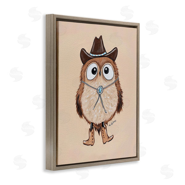 Stupell Industries Michelle Gilsey | Southwestern Cowboy Owl Wall Art