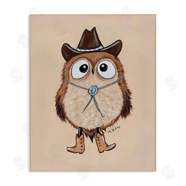 stupell industries Michelle Gilsey | Southwestern Cowboy Owl Wall Art
