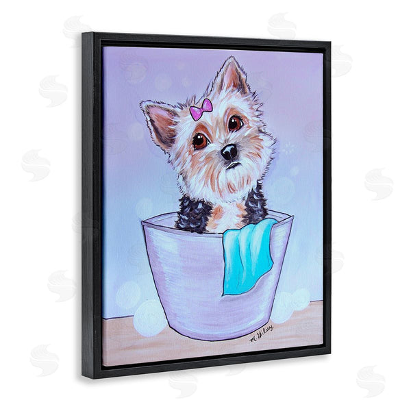 Stupell Industries Michelle Gilsey | Terrier With Soap Bubbles Wall Art
