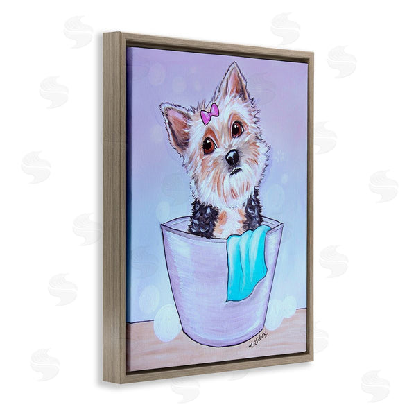 Stupell Industries Michelle Gilsey | Terrier With Soap Bubbles Wall Art