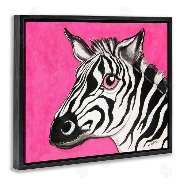 Stupell Industries Michelle Gilsey | Zebra With Heart Eyes Wall Art