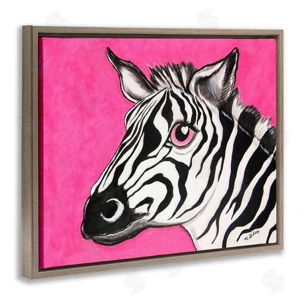 Stupell Industries Michelle Gilsey | Zebra With Heart Eyes Wall Art