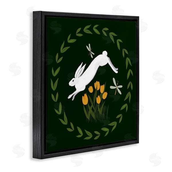 Stupell Industries Michelle Ingari Designs | Bunny Hopping In Wreath