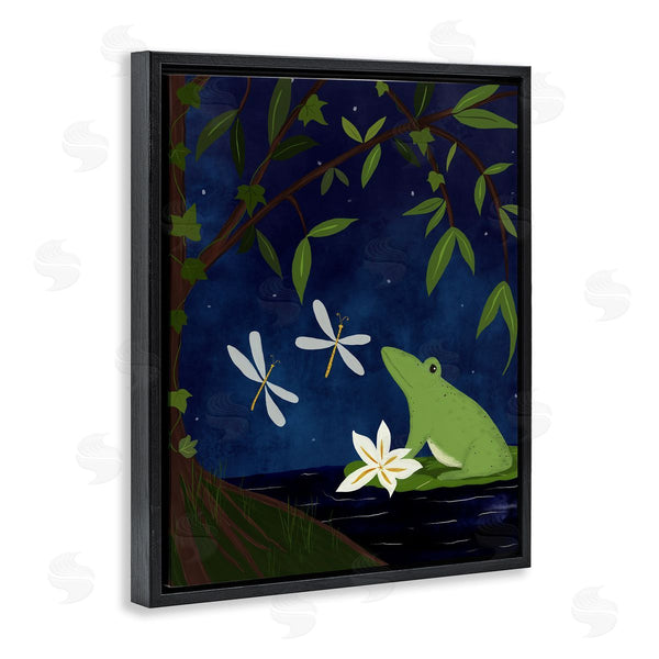 Stupell Industries Michelle Ingari Designs | Frog In Night Forest