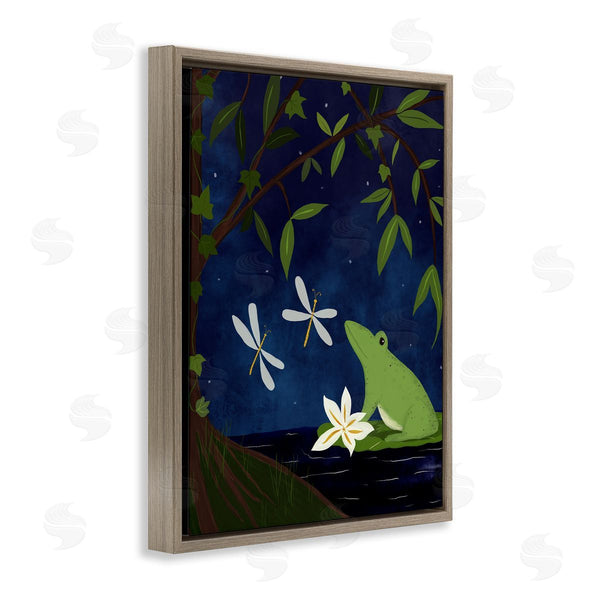 Stupell Industries Michelle Ingari Designs | Frog In Night Forest