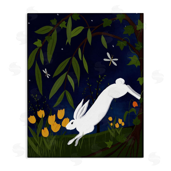 stupell industries Michelle Ingari Designs | Hare in Night Forest