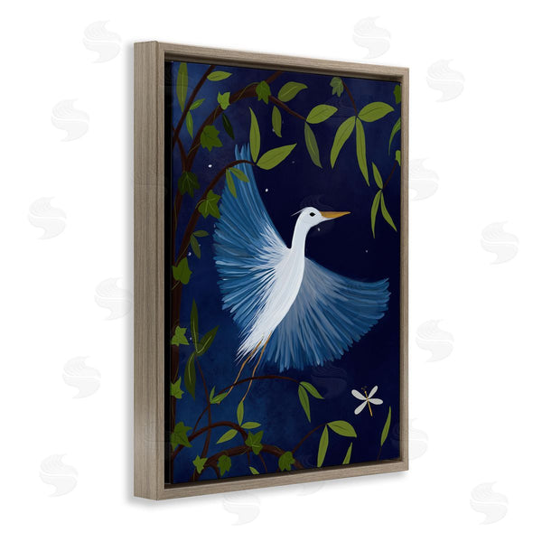 Stupell Industries Michelle Ingari Designs | Heron In Night Forest