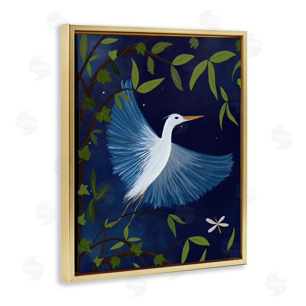 Stupell Industries Michelle Ingari Designs | Heron In Night Forest
