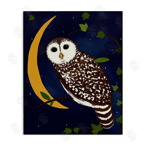 stupell industries Michelle Ingari Designs | Owl & Moon Forest