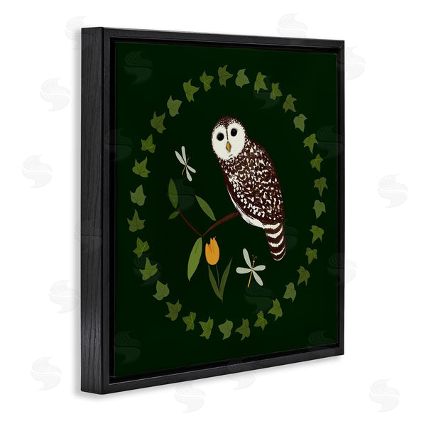 Stupell Industries Michelle Ingari Designs | Owl & Tulip Wreath