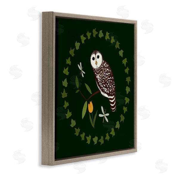 Stupell Industries Michelle Ingari Designs | Owl & Tulip Wreath