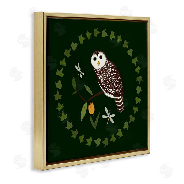 Stupell Industries Michelle Ingari Designs | Owl & Tulip Wreath