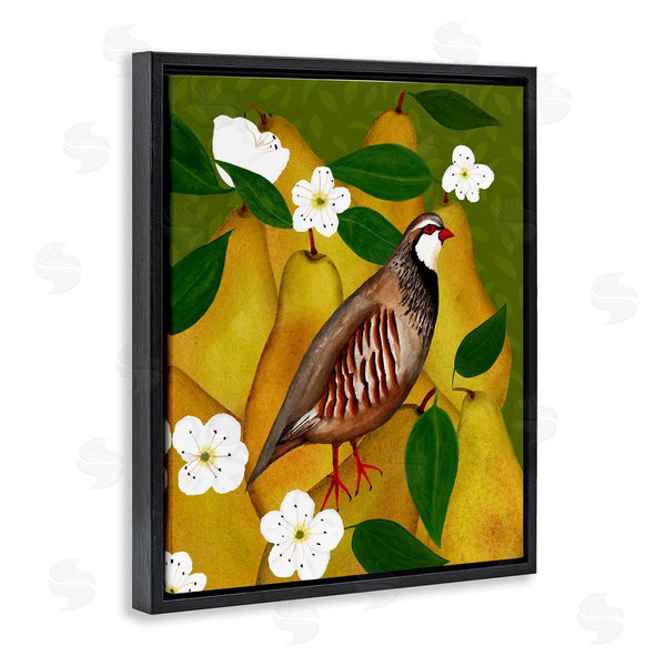 Stupell Industries Michelle Ingari Designs | Partridge Bird & Pears