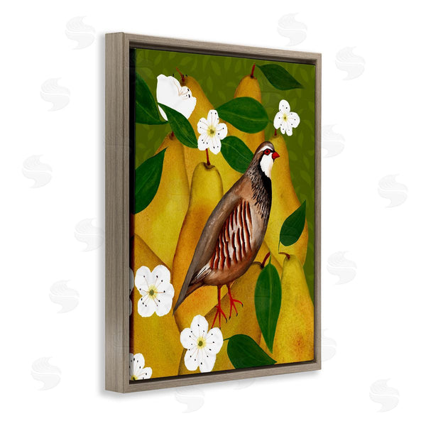 Stupell Industries Michelle Ingari Designs | Partridge Bird & Pears