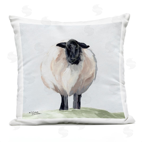 Stupell Industries Michelle Norman | Country Sheep Rural Plains Printed Throw Pillow