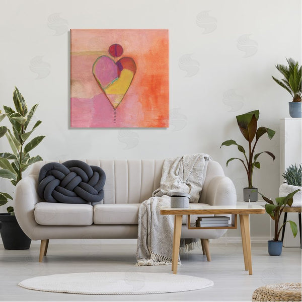 Stupell Industries Michelle Oppenheimer | Bold Heart Circle Pattern Wall Art