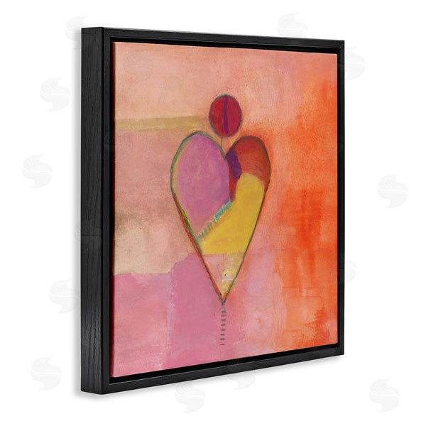 Stupell Industries Michelle Oppenheimer | Bold Heart Circle Pattern Wall Art