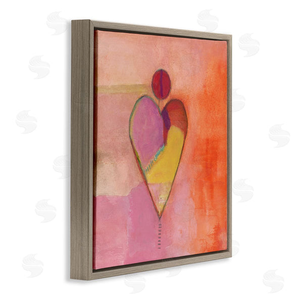 Stupell Industries Michelle Oppenheimer | Bold Heart Circle Pattern Wall Art