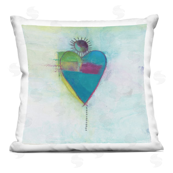 stupell industries Michelle Oppenheimer | Heart Sun Rays Shapes Printed Throw Pillow