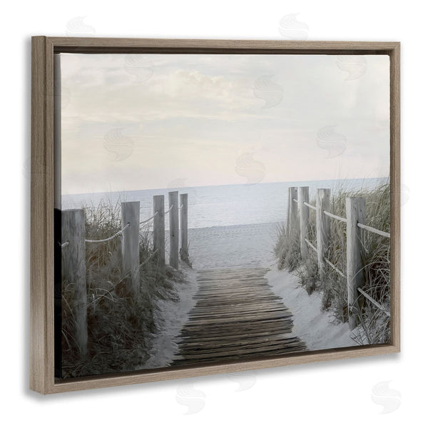 Stupell Industries Mike Calascibetta | Boardwalk Steps To Beach