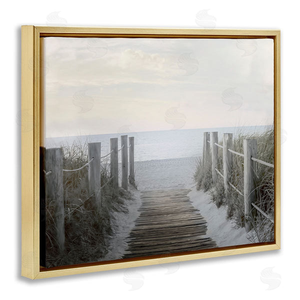 Stupell Industries Mike Calascibetta | Boardwalk Steps To Beach