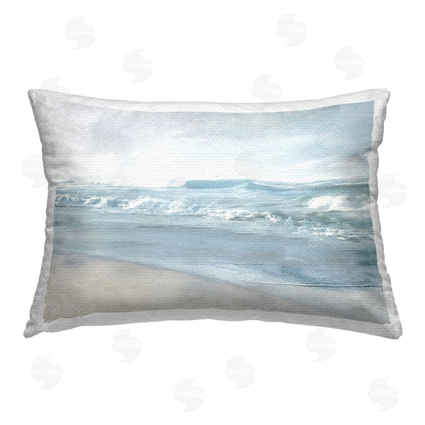 Stupell Industries Mike Calascibetta | Calm Blue Beach Waves