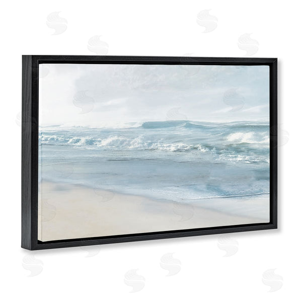 Stupell Industries Mike Calascibetta | Calm Blue Beach Waves