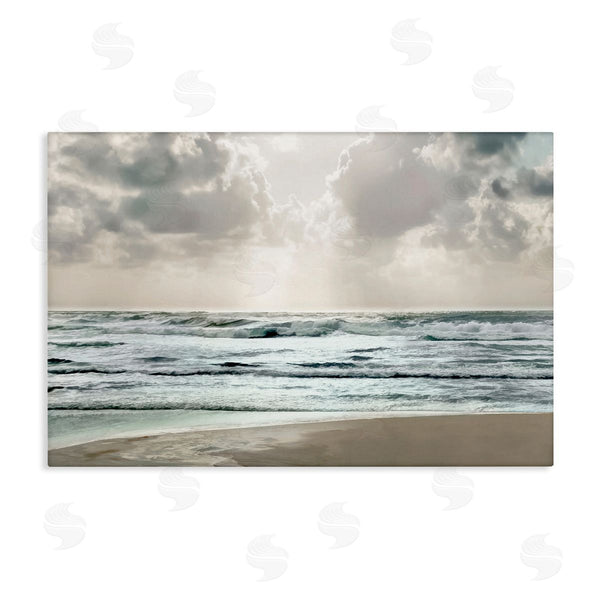 stupell industries Mike Calascibetta | Cloudy Sunlight Beach