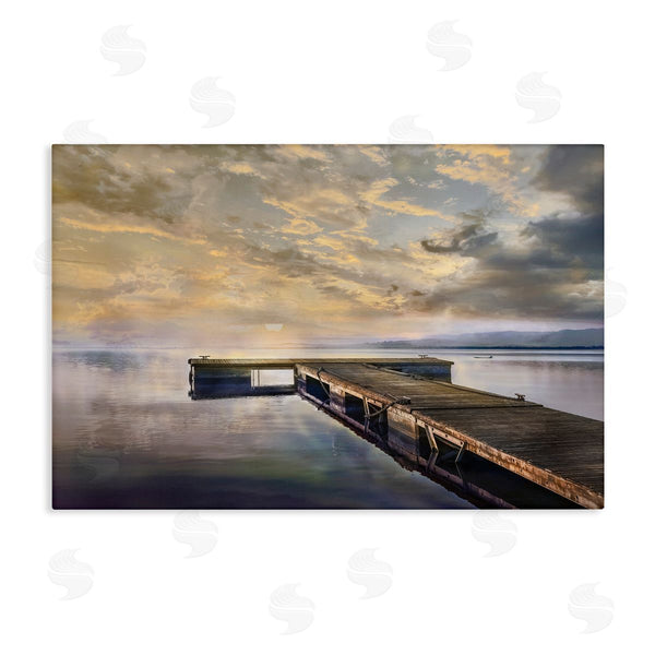 stupell industries Mike Calascibetta | Lazy Morning Lake Dock