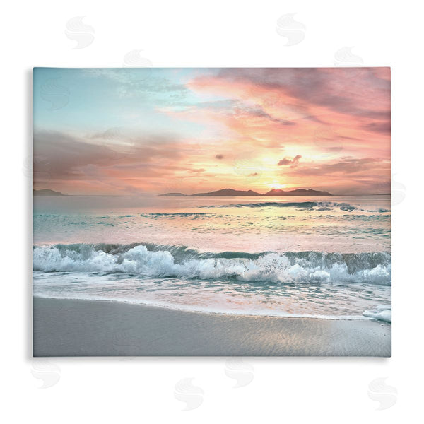 stupell industries Mike Calascibetta | Morning Sunrise Beach Landscape