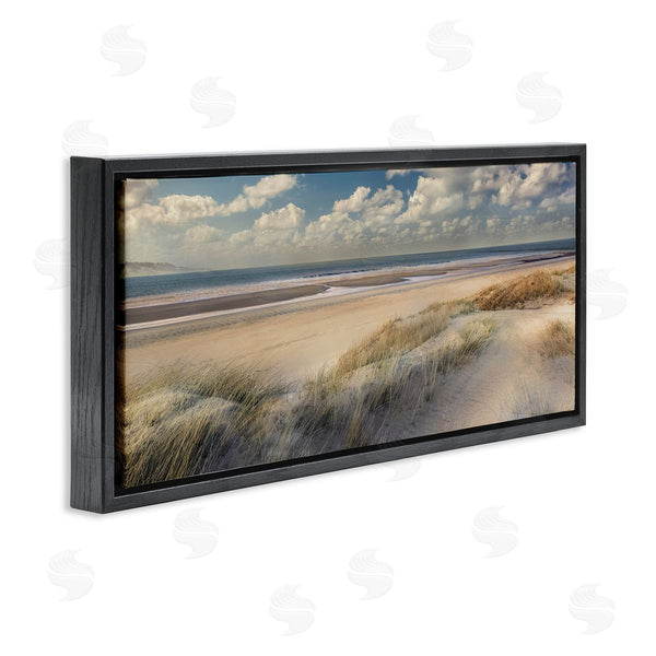 Stupell Industries Mike Calascibetta | Rolling Clouds Beach Scenery Wall Art