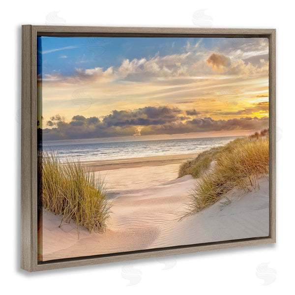 Stupell Industries Mike Calascibetta | Serene Beach Between Dunes