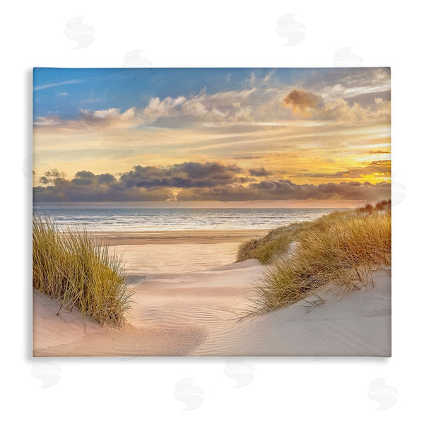 stupell industries Mike Calascibetta | Serene Beach Between Dunes