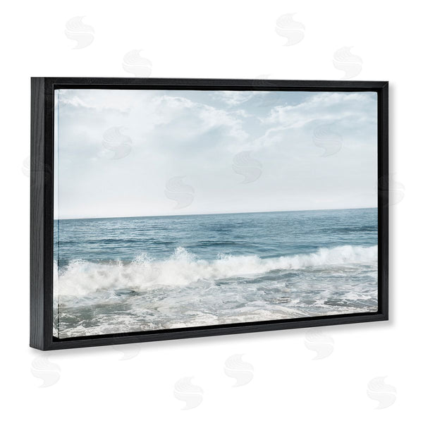 Stupell Industries Mike Calascibetta | Splashing Waves Beach