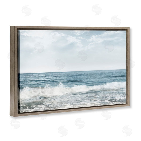 Stupell Industries Mike Calascibetta | Splashing Waves Beach
