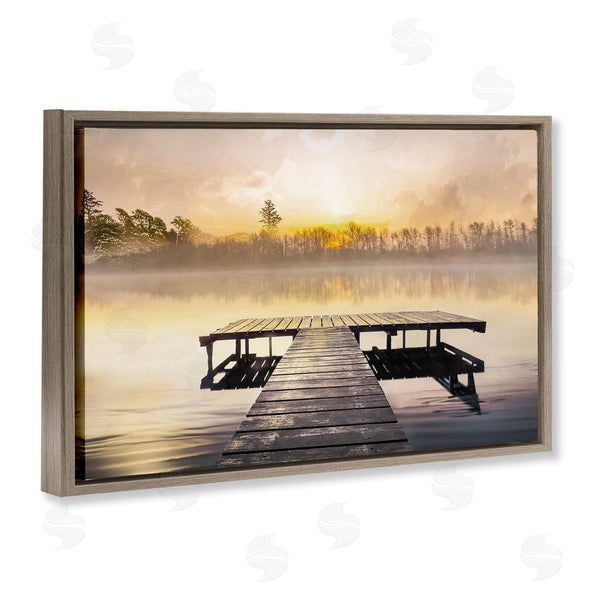 Stupell Industries Mike Calascibetta | Summer Sunrise Dock