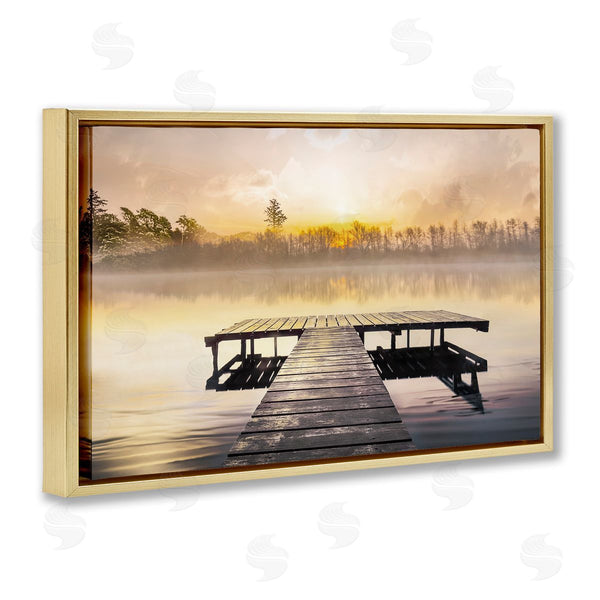 Stupell Industries Mike Calascibetta | Summer Sunrise Dock