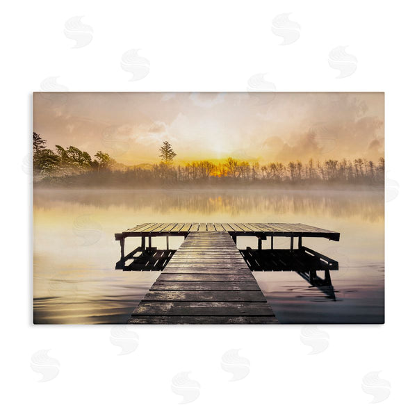 stupell industries Mike Calascibetta | Summer Sunrise Dock