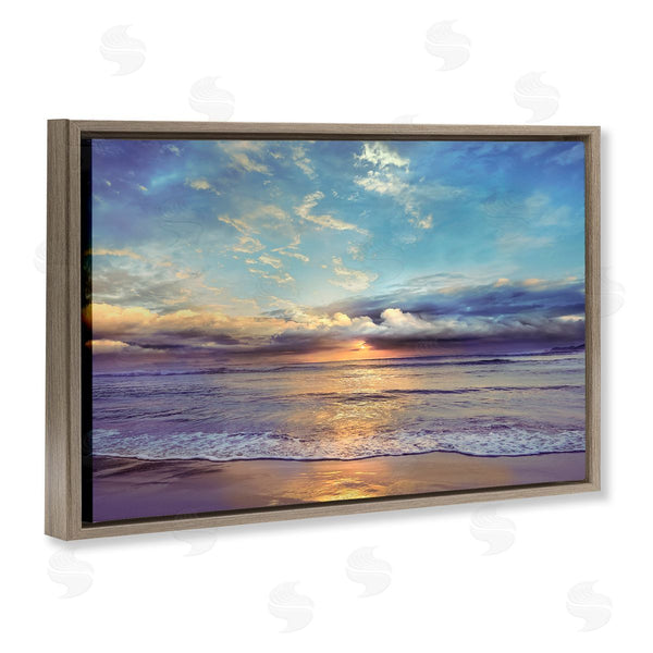 Stupell Industries Mike Calascibetta | Sun Rays On Beach Shore