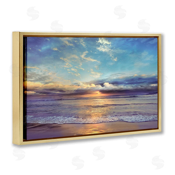 Stupell Industries Mike Calascibetta | Sun Rays On Beach Shore