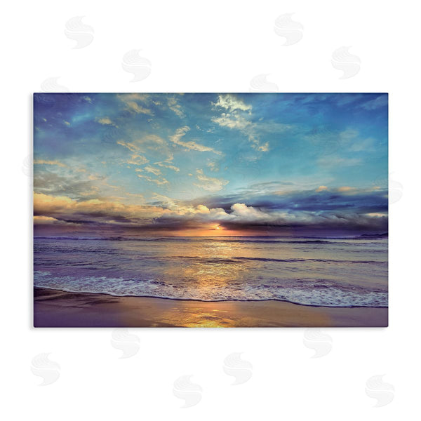 stupell industries Mike Calascibetta | Sun Rays on Beach Shore