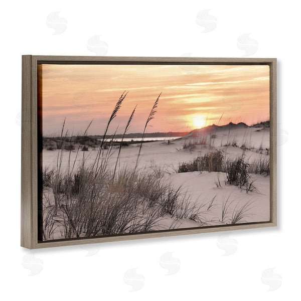 Stupell Industries Mike Jones | Peachy Seashore Sunset